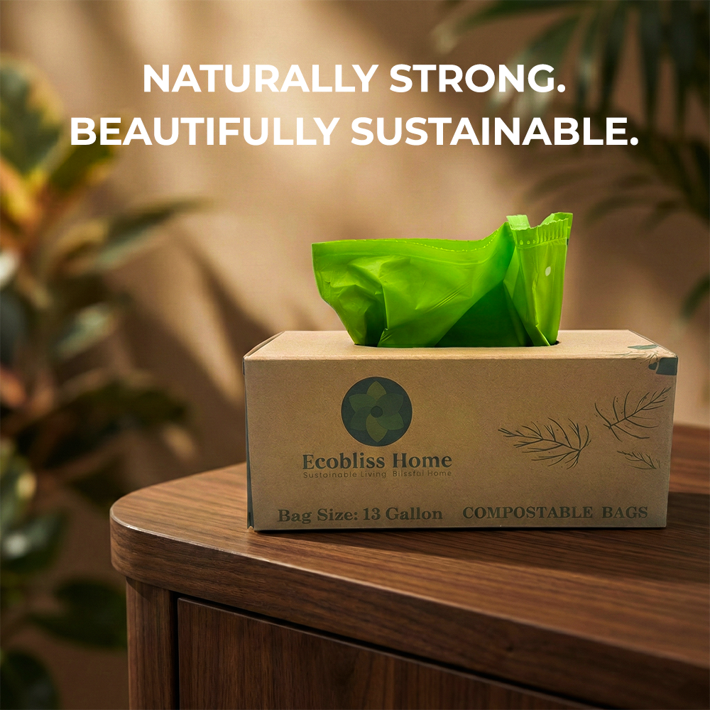 Compostable 13-Gallon Trash Bags