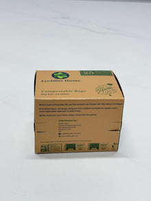 Compostable 2.6 Gallon Trash Bags with Drawstring – 25 Count