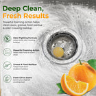 Garbage Disposal Cleaner Tablets – Foaming Deodorizer, Orange Citrus, 24 Count