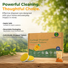 Garbage Disposal Cleaner Tablets – Foaming Deodorizer, Orange Citrus, 24 Count