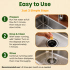 Garbage Disposal Cleaner Tablets – Foaming Deodorizer, Orange Citrus, 24 Count
