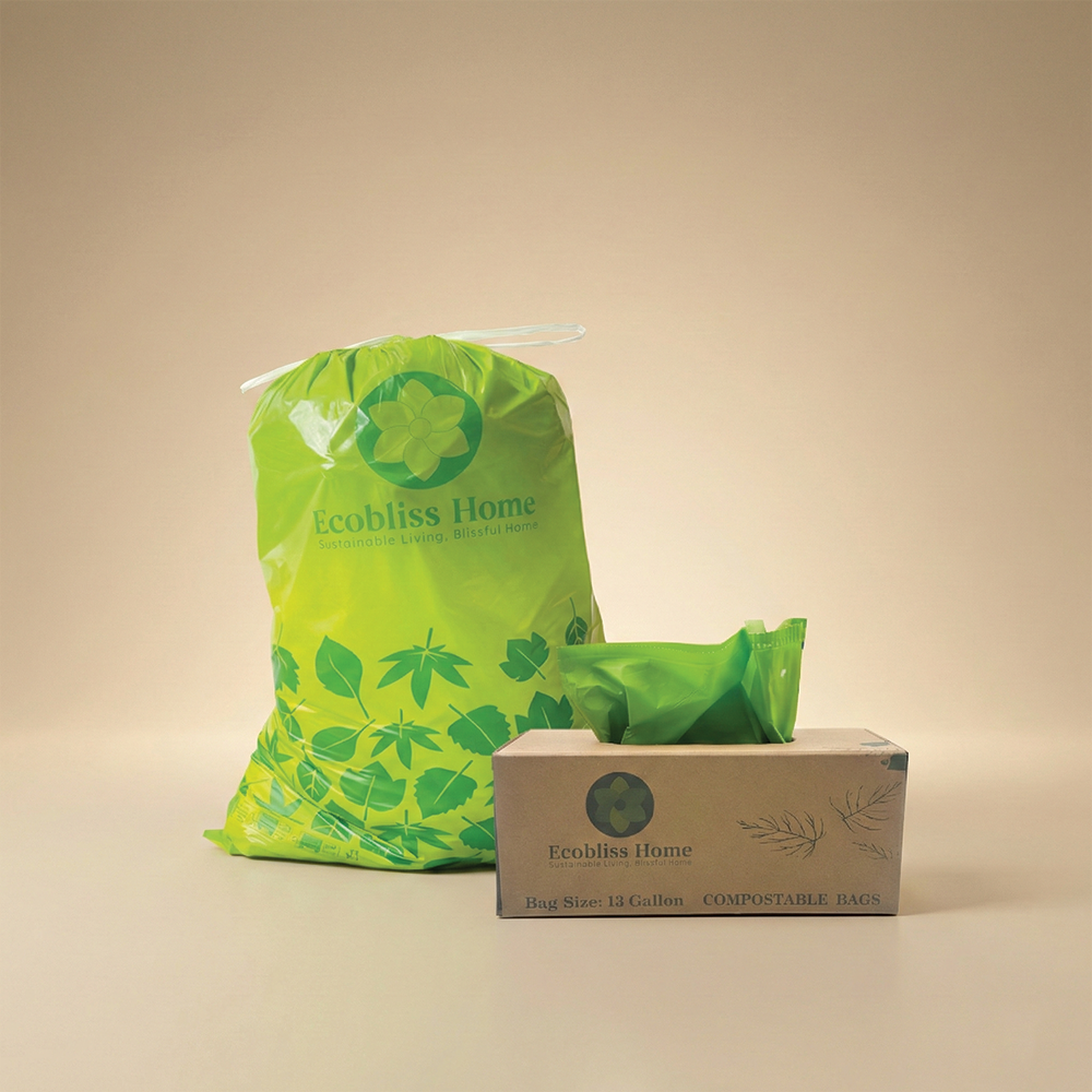 Compostable 13-Gallon Trash Bags